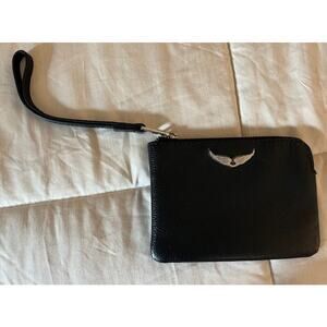 Zadig and VoltaireBlack Leather Wristlet - NWT